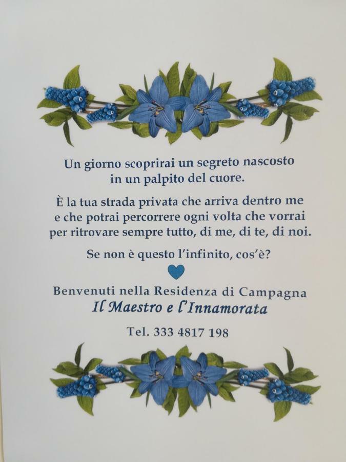 Il Maestro e l'Innamorata Sutri Esterno foto